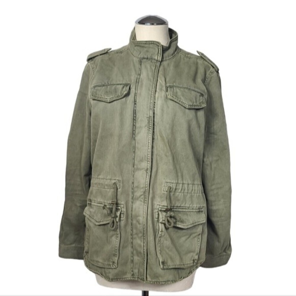 Lucky Brand Green Cargo Utility Jacket M